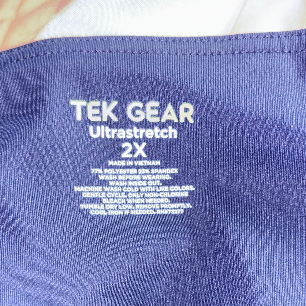 Tek Gear Navy Leggings Women’s Plus Size 2X Athletic Pants - Picture 7 of 8